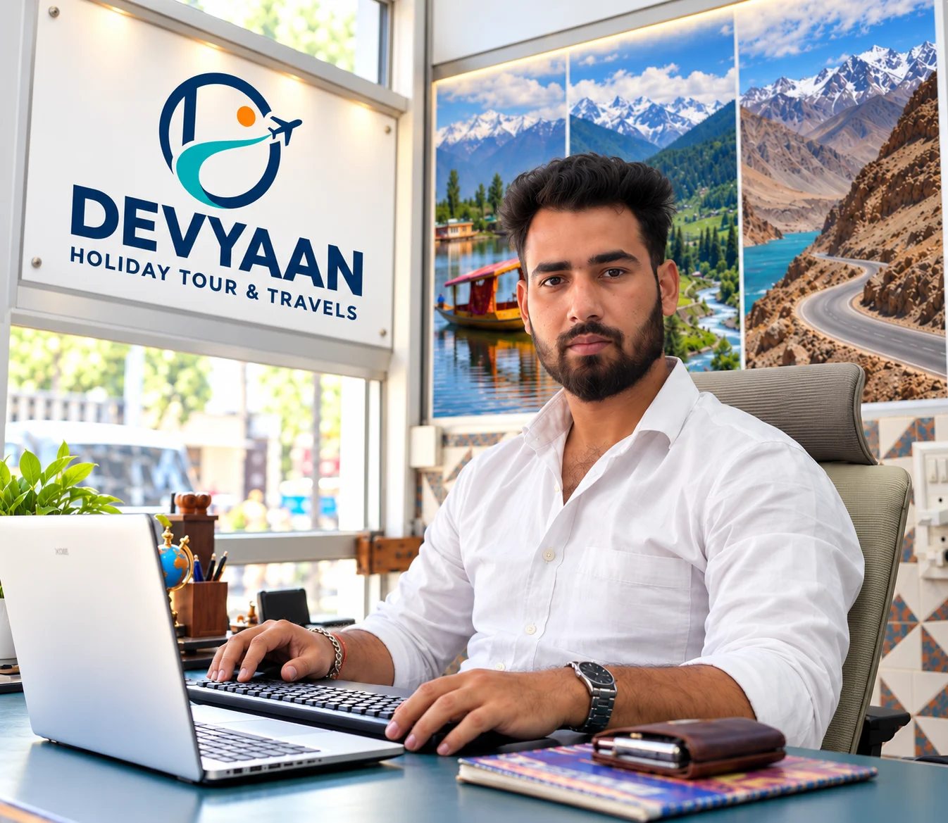 Professional portrait in the Devyaan office
